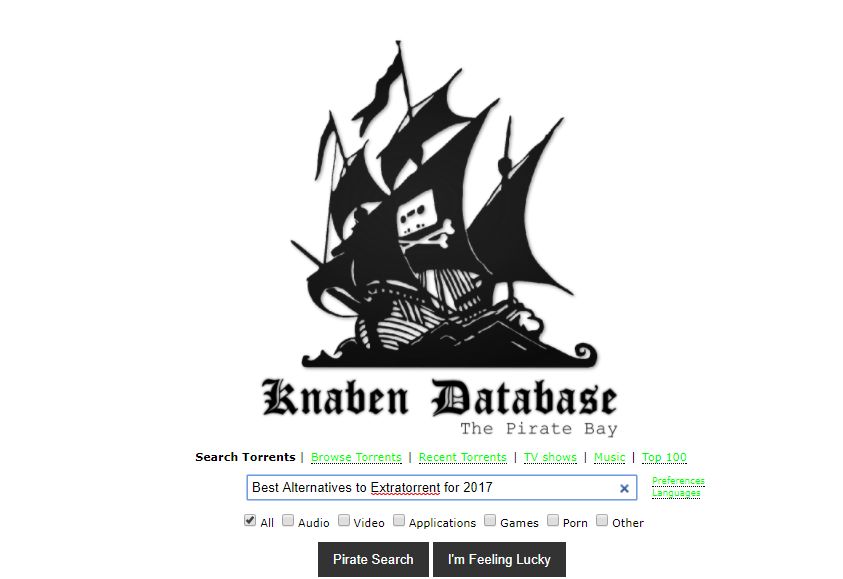 the pirate bay xtorrent